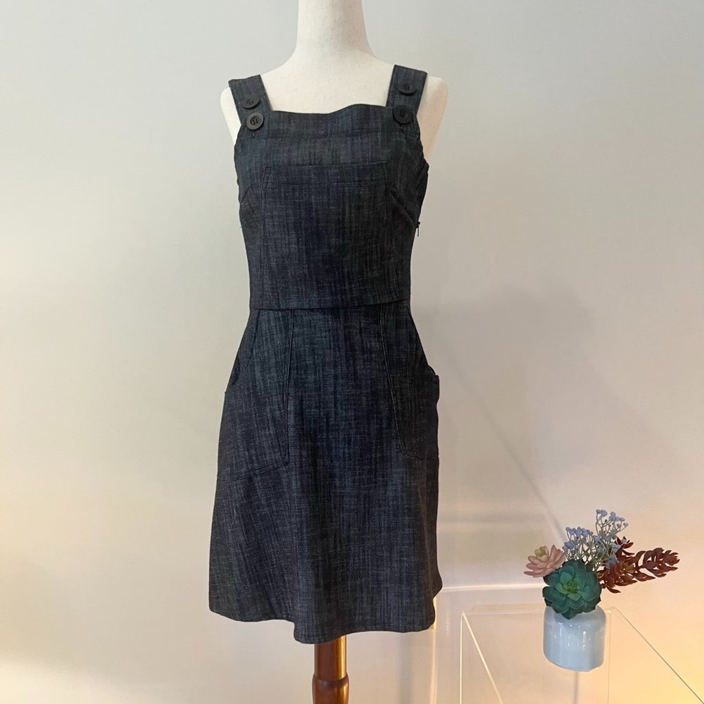 Nooworks Overall Chambray Mini Dress Size XS